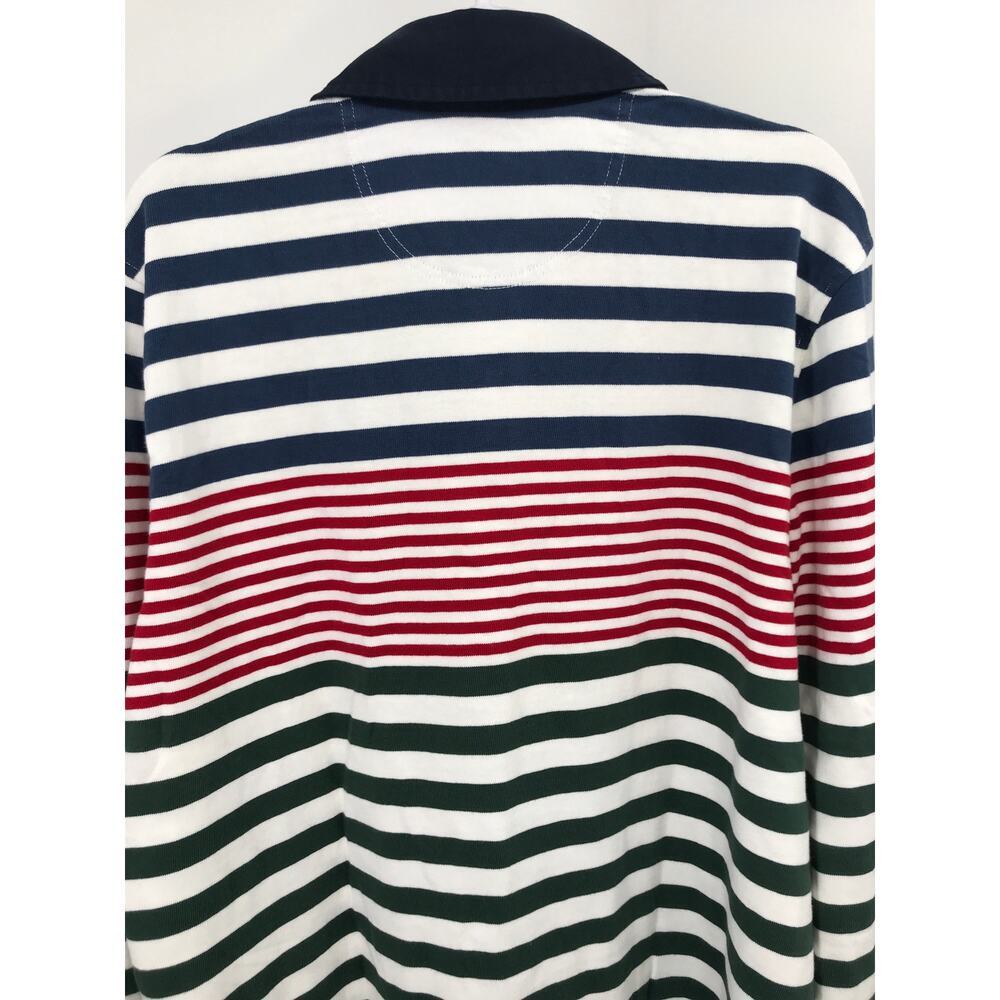 Brooks Brothers Navy, Red, and White Striped Polo Shirt - Picture 7 of 9